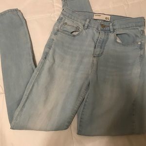 Light wash jeans